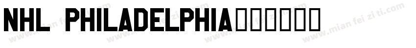 NHL Philadelphia字体转换